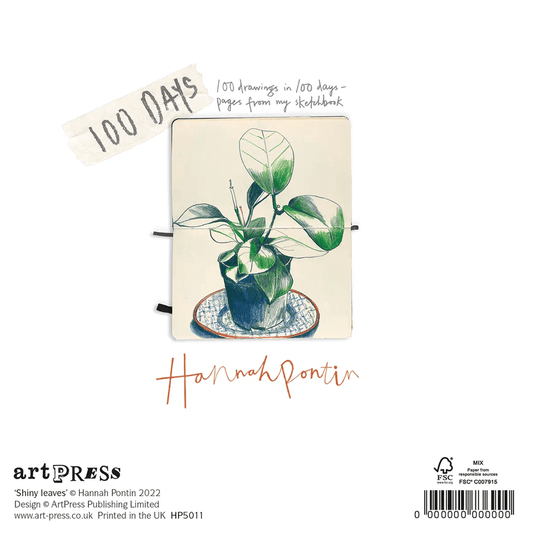 Shiny Leaves Hannah Pontin Greeting Card