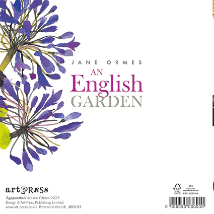 Agapanthus Jane Ormes Greeting Card