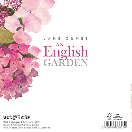 Pink hydrangea Jane Ormes Greeting Card