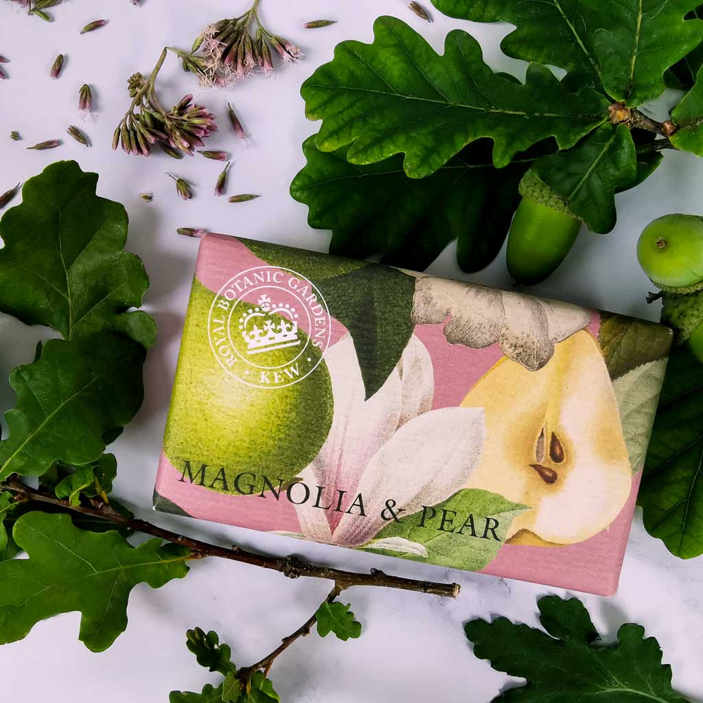 Kew Gardens 240G Soap Magnolia And Pear | The Jewellery Stop