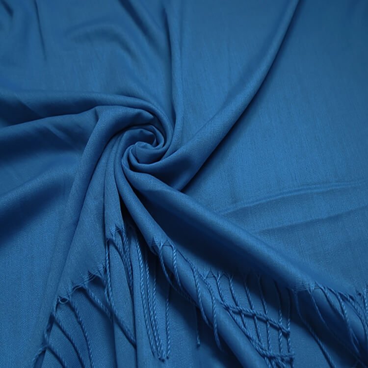 Blue Lightweight Plain Pashmina | The Jewellery Stop