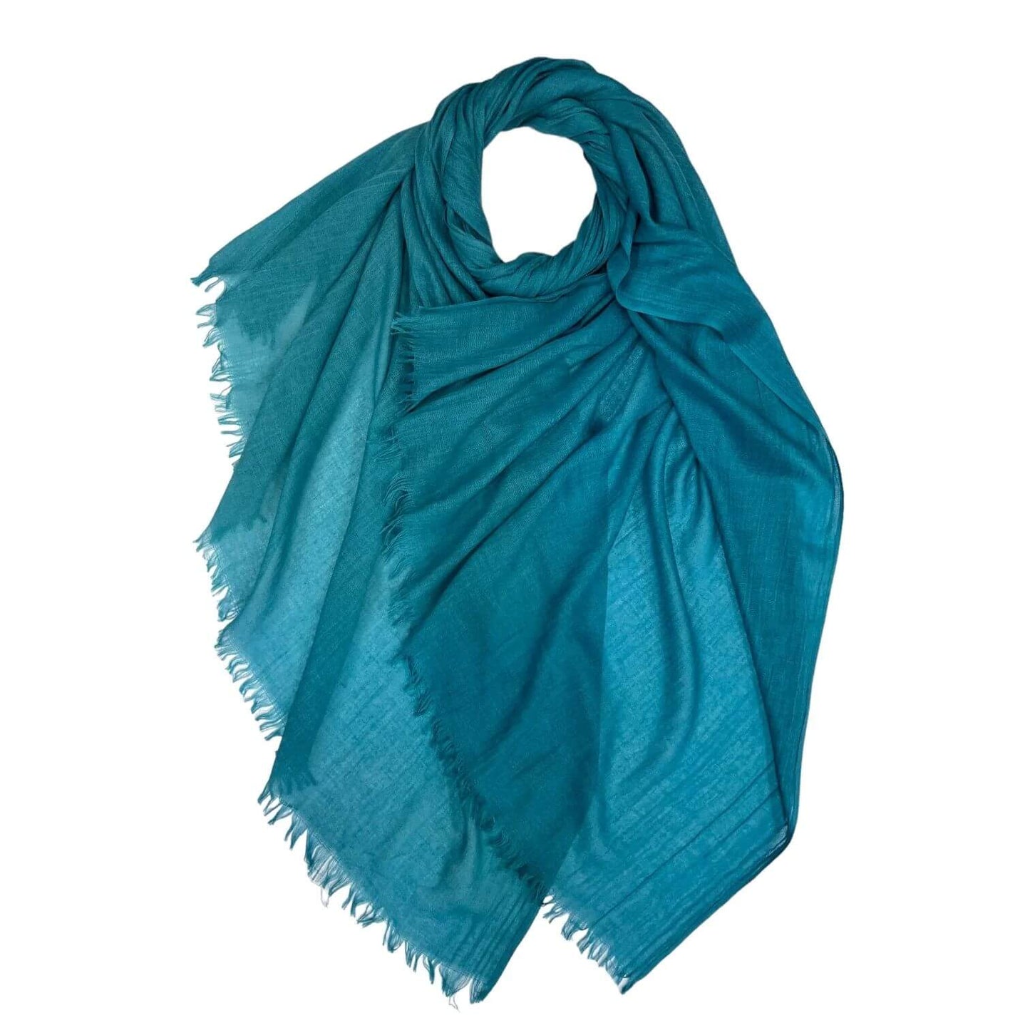 Currulean Cotton Blend Plain Scarf