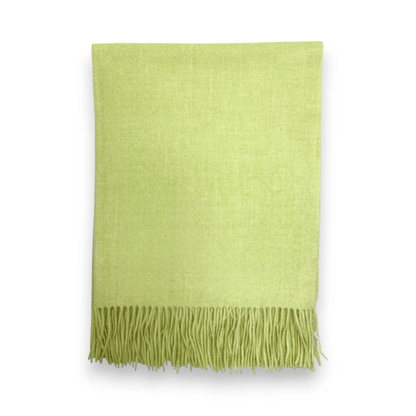 Lime Premium Wool Blend Winter Scarf