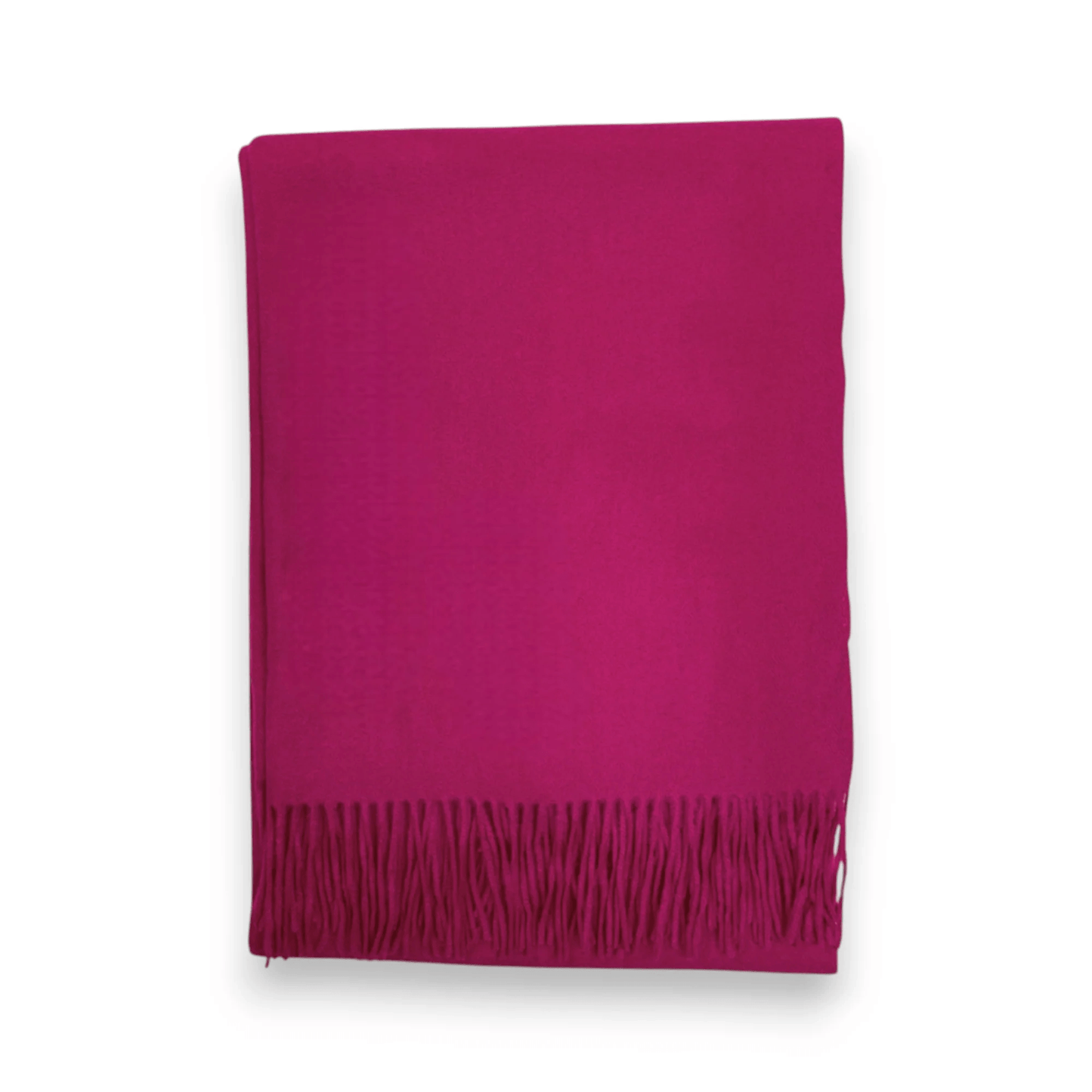 Fuchsia Premium Wool Blend Winter Scarf