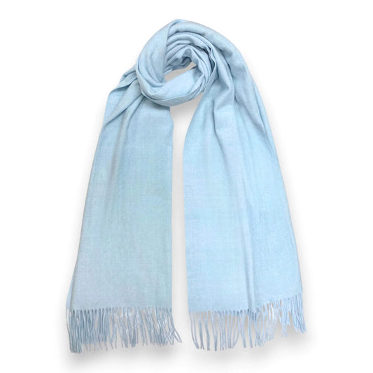 Baby blue Premium Wool Blend Winter Scarf