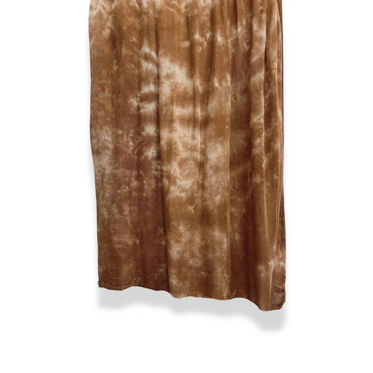 Camel Pure Modal Tie Dye Print Scarf | The Jewellery Stop