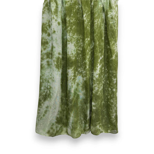 Khaki Pure Modal Tie Dye Print Scarf