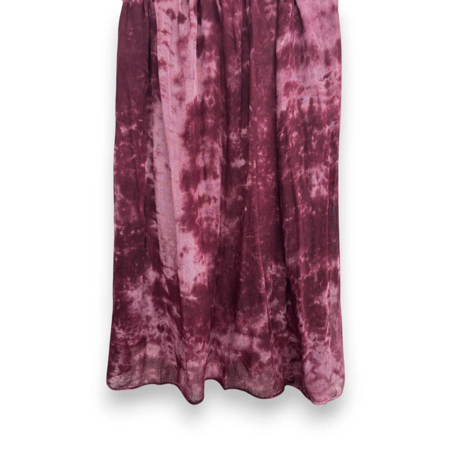 Burgundy Pure Modal Tie Dye Print Scarf | The Jewellery Stop