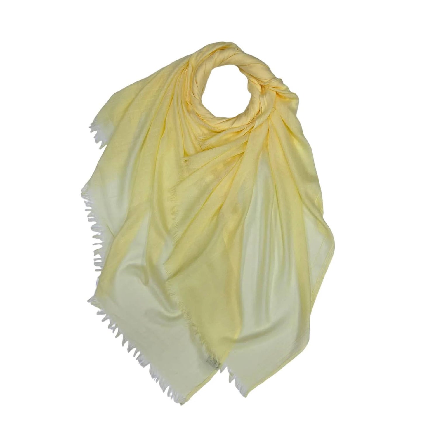 Vanilla Cotton Blend Plain Scarf | The Jewellery Stop