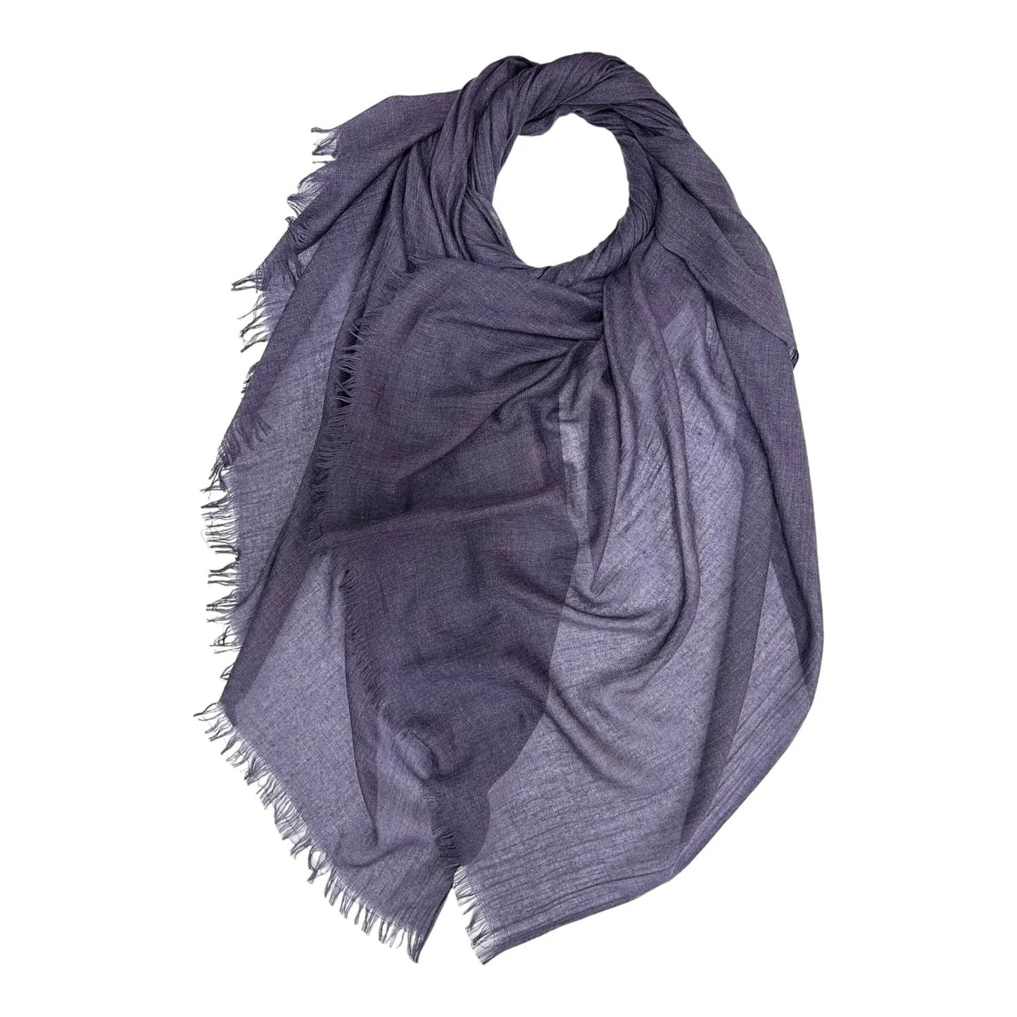 Vintage Purple Cotton Blend Plain Scarf | The Jewellery Stop