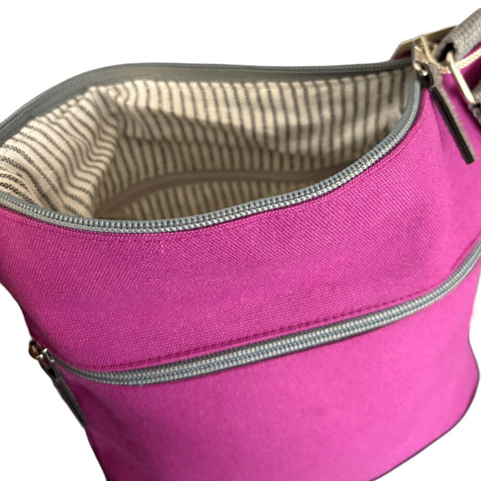 Cerise Canvas Medium Cross Body Bag