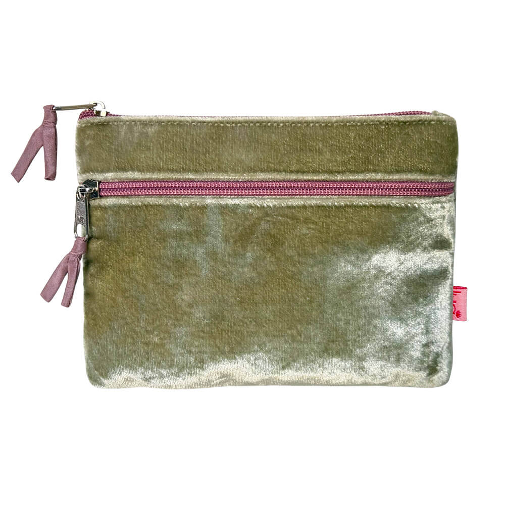Fennel Plain Velvet purse | The Jewellery Stop