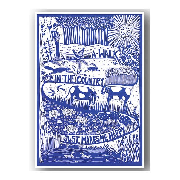 A Walk Greeting Card | The Jewellery Stop