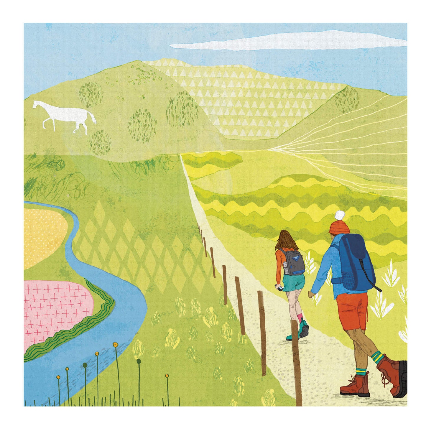 Walkers Greeting Card