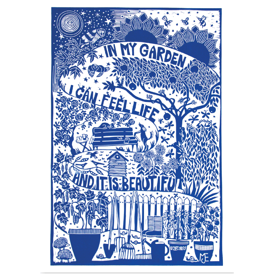 In My Garden Greeting Card