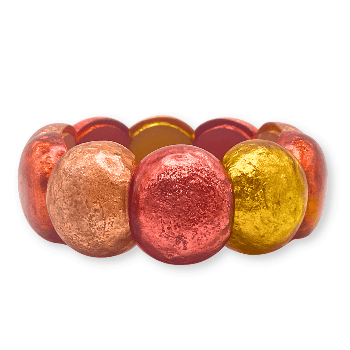 Terracotta Cabouchon Shiny Bangle | The Jewellery Stop