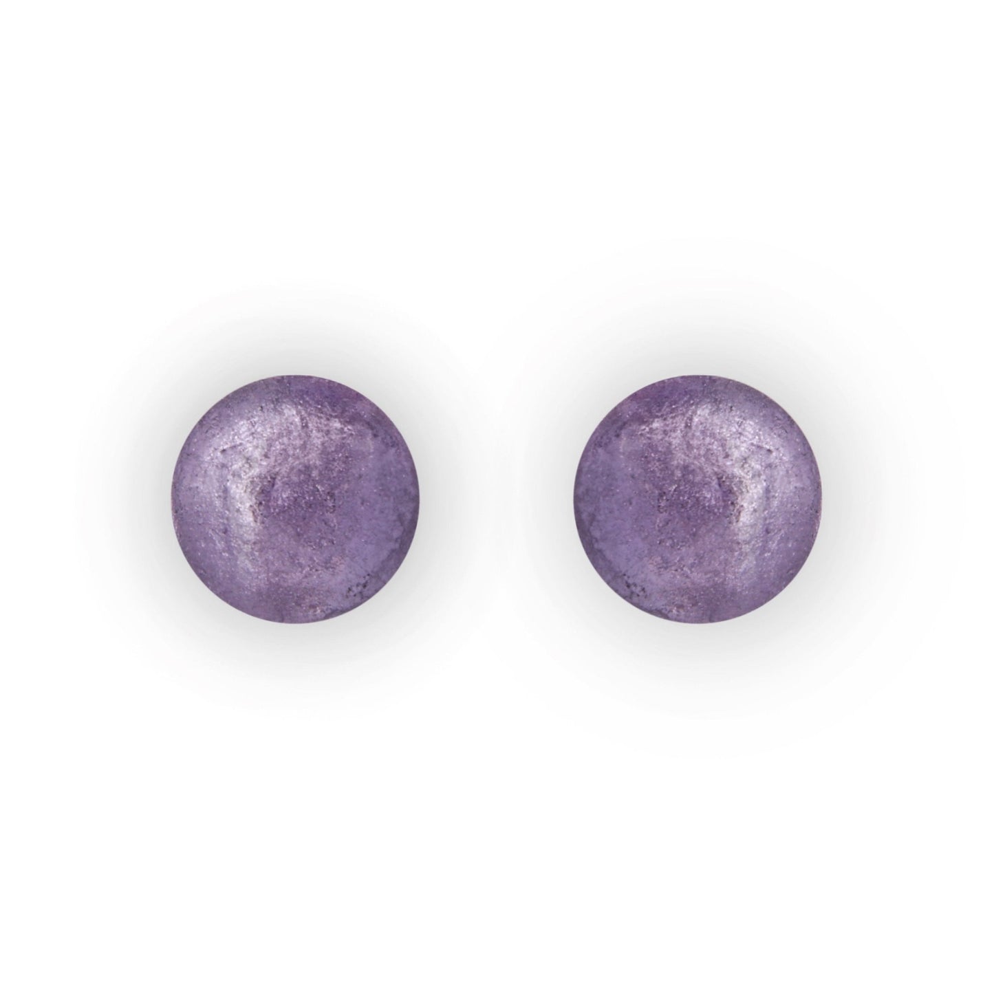 Nessie Cabouchon Shiny Medium Stud Earrings | The Jewellery Stop
