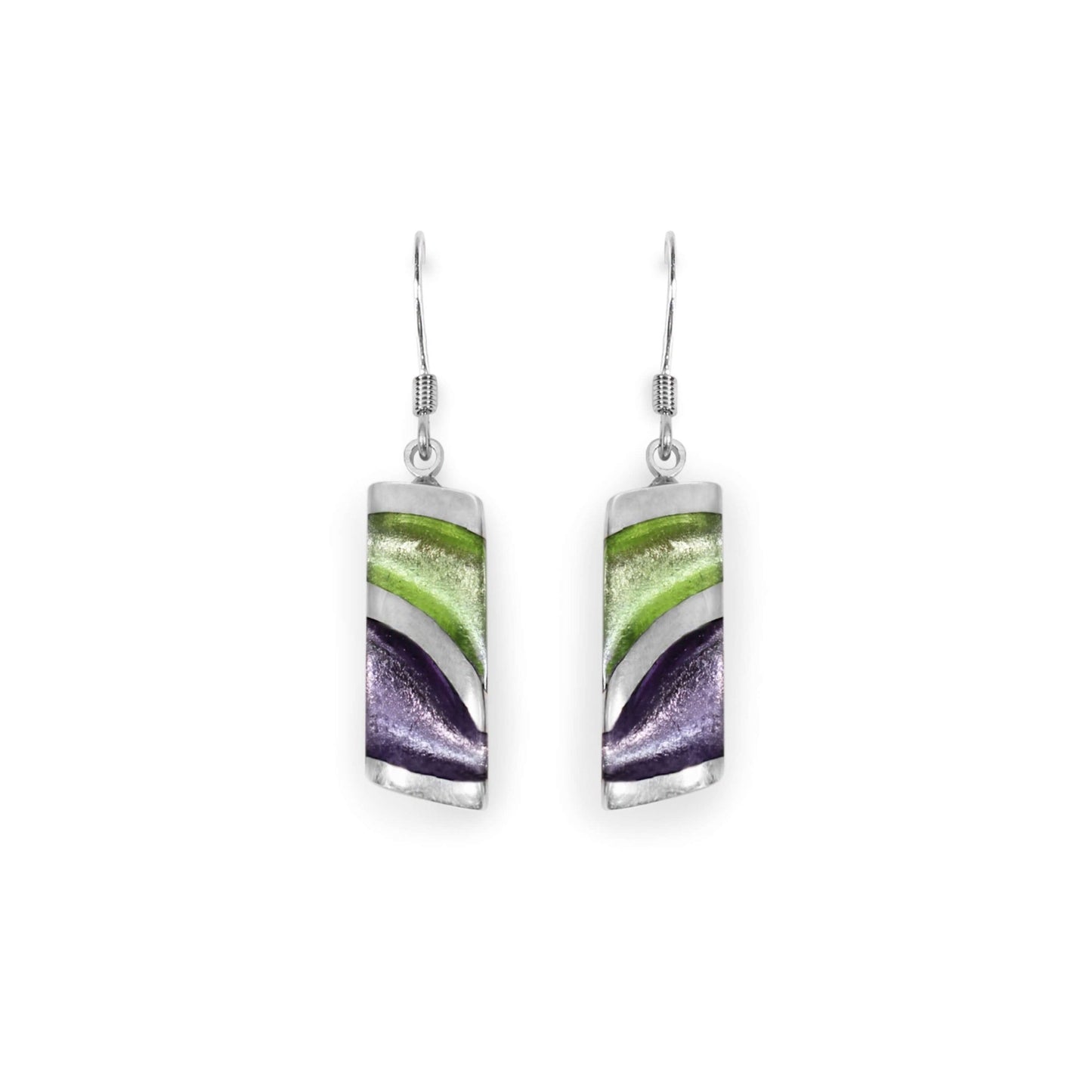 Nessie Lava Shiny Fish Hook Earrings | The Jewellery Stop