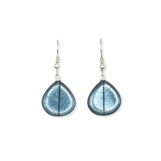 Sky Natural Eclectic Shiny Fish Hook Earrings