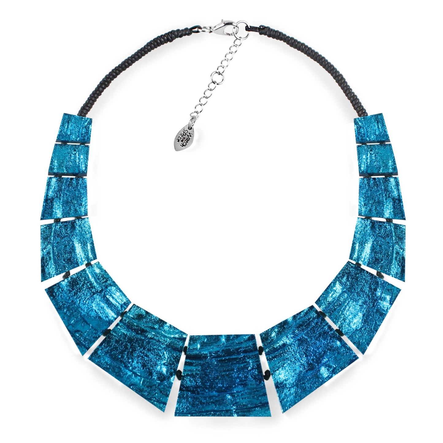 Turquoise Aztec Collar Shiny Necklace | The Jewellery Stop