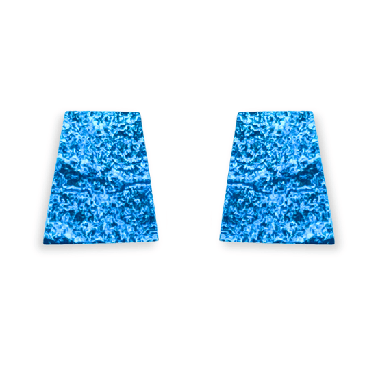 Turquoise Aztec Shiny Stud Earrings