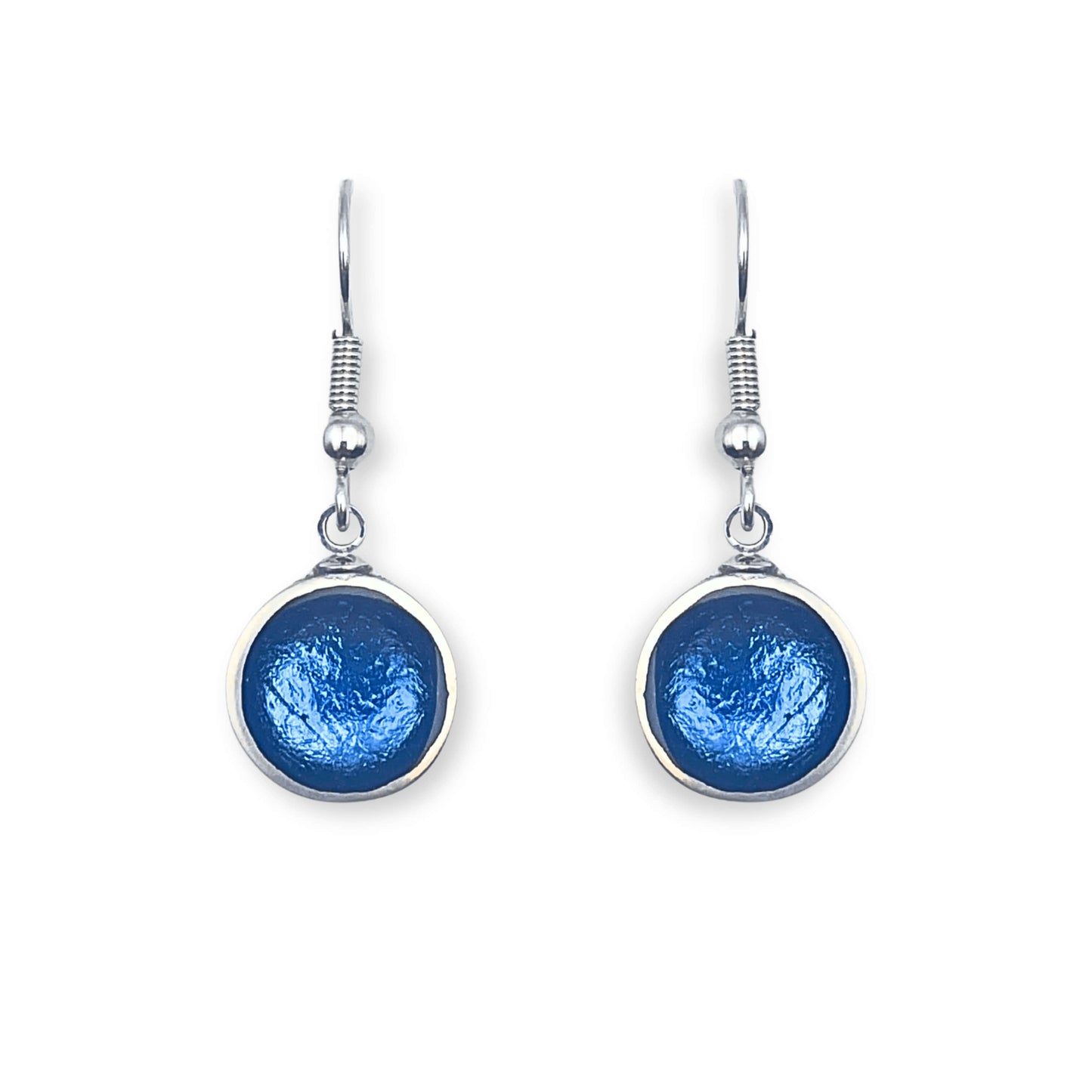 Pacific Bubble Extravaganza Shiny Fish Hook Earrings
