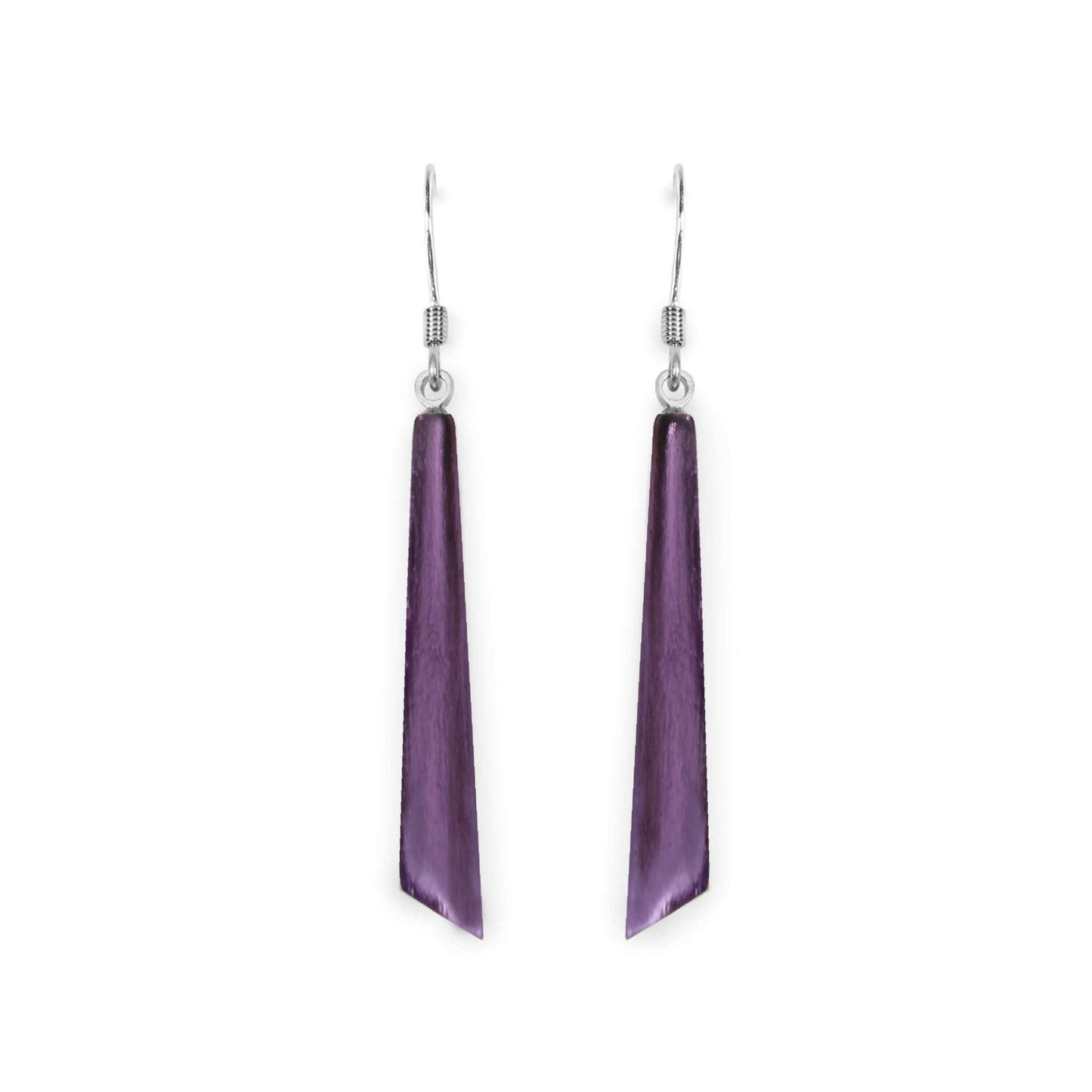 Nessie Icicle Shiny Long Fish Hook Earrings | The Jewellery Stop