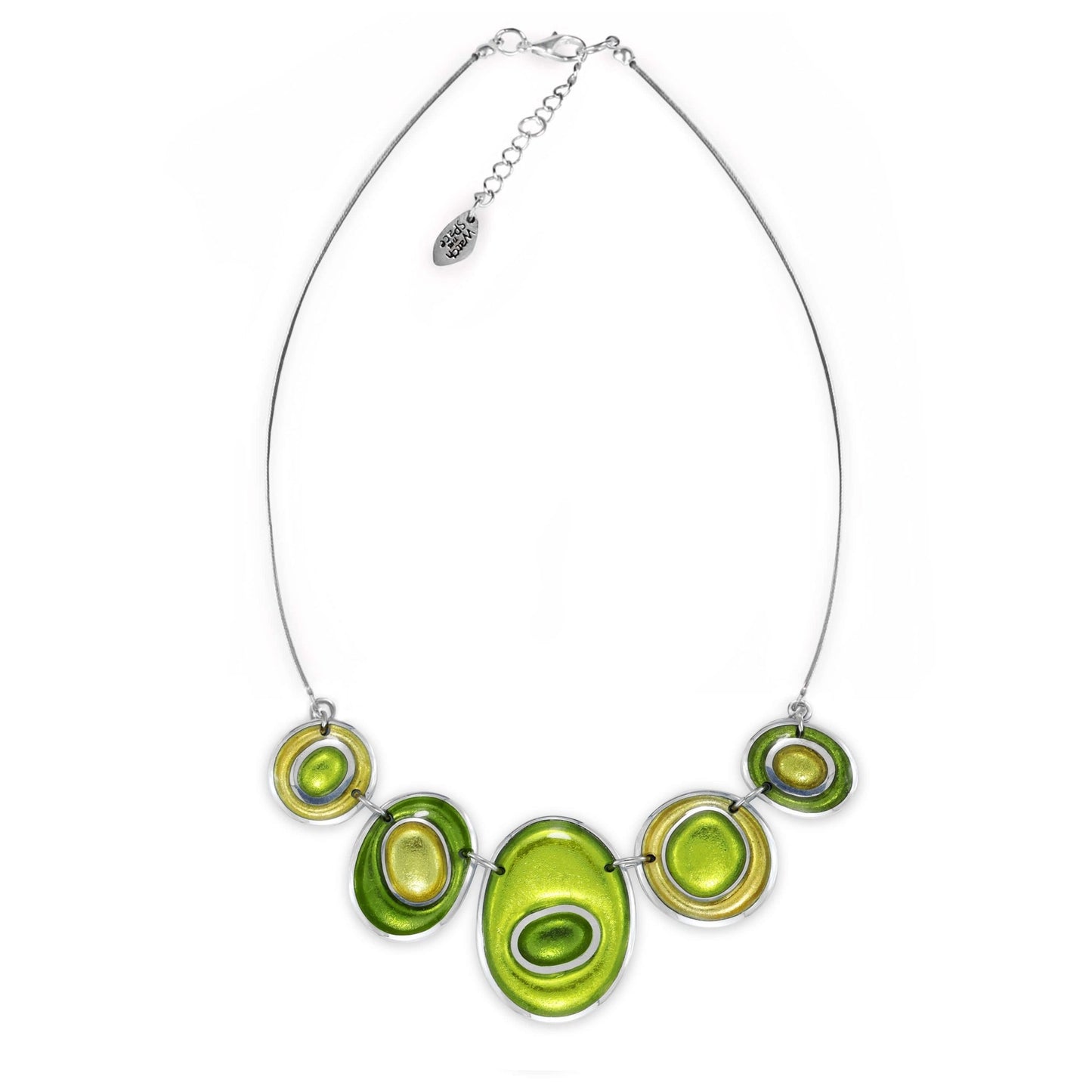Citrus Organic Circles Shiny Necklace | The Jewellery Stop
