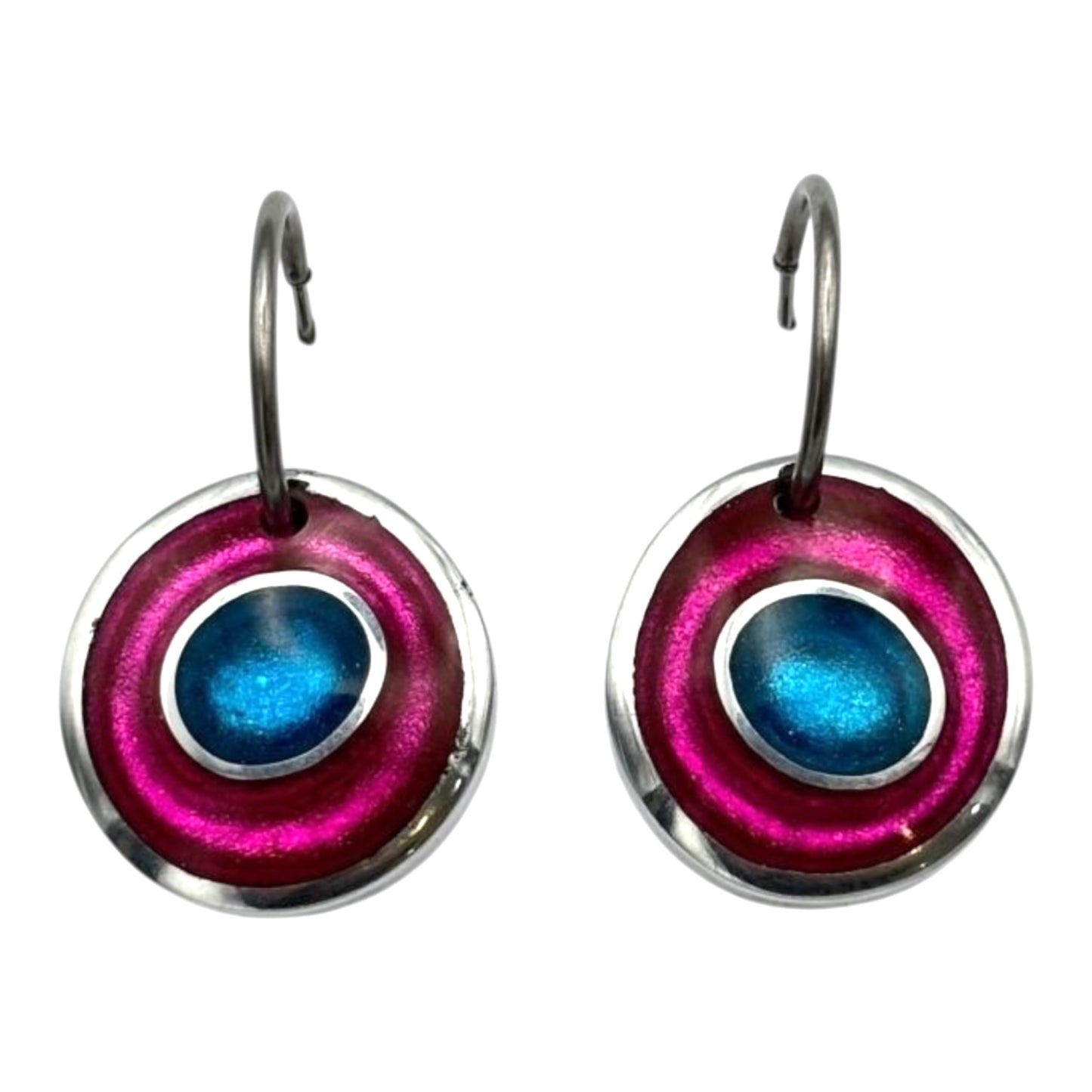 Paradise Organic Circles Shiny Creole Earrings | The Jewellery Stop