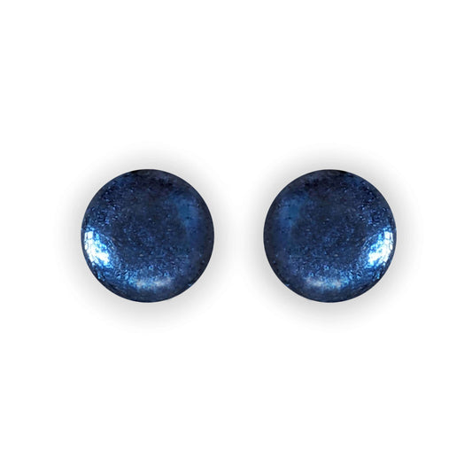 Atlantic Cabouchon Shiny Large Stud Earrings | The Jewellery Stop