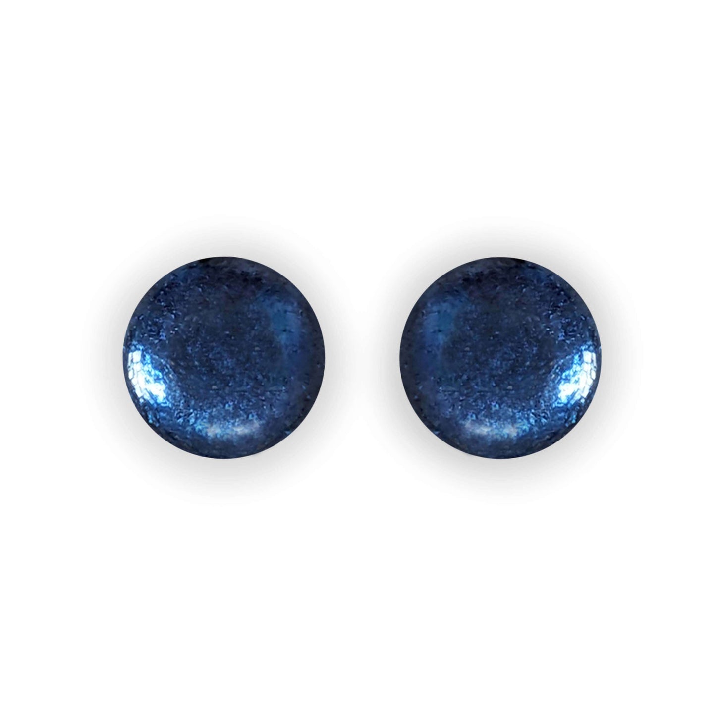 Atlantic Cabouchon Shiny Large Stud Earrings | The Jewellery Stop