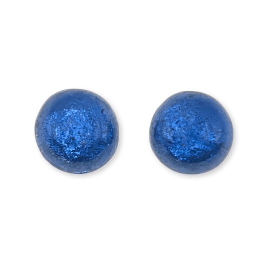 Pacific Cabouchon Shiny Large Stud Earrings | The Jewellery Stop