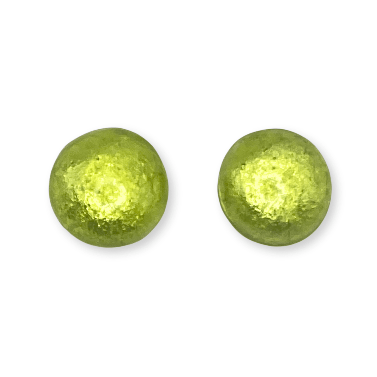 Sherbet Cabouchon Shiny Large Stud Earrings | The Jewellery Stop
