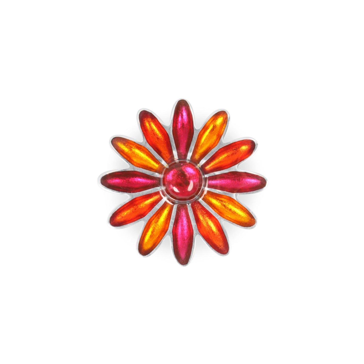 St Tropez Daisy Shiny Brooch | The Jewellery Stop