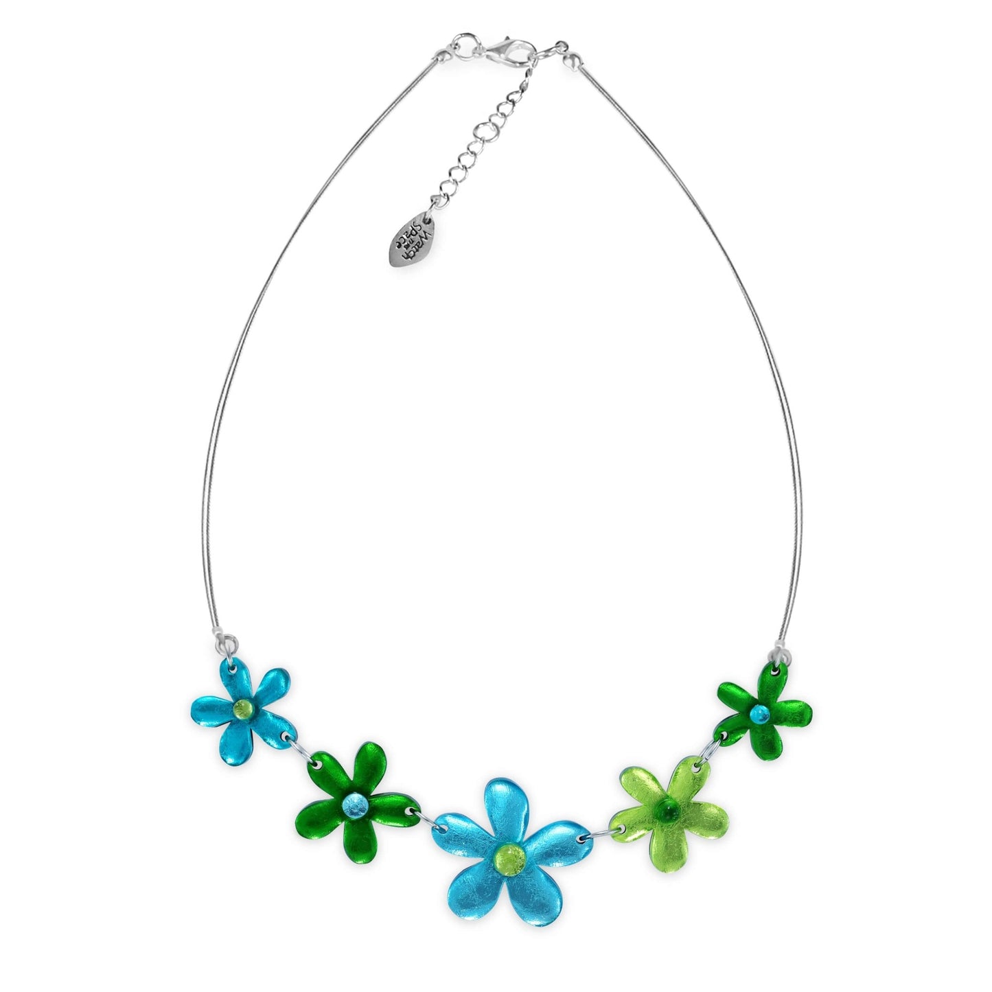 Neptune Flower Shiny Necklace | The Jewellery Stop