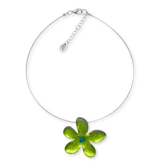 Seaweed Flower Shiny Large Pendant