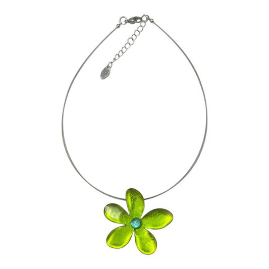 Zest Flower Shiny Large Pendant | The Jewellery Stop