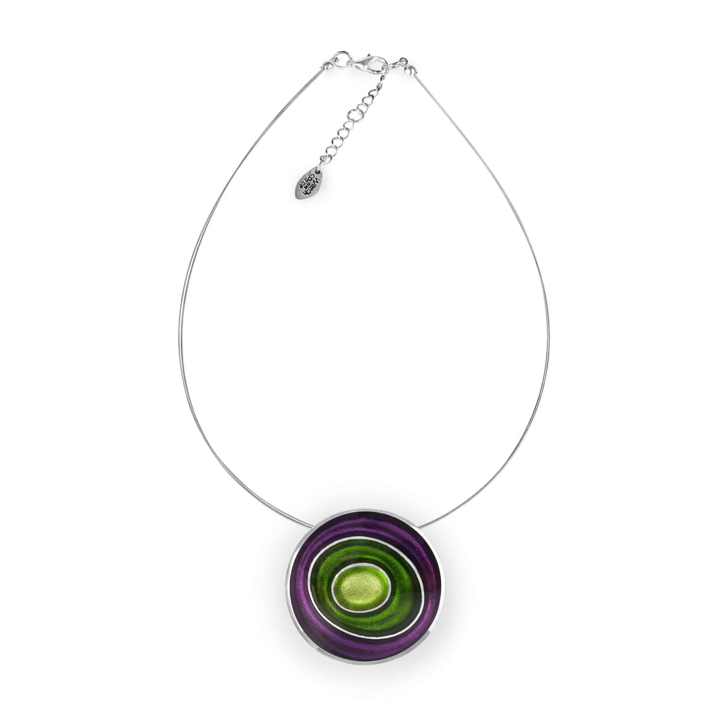 Nessie Organic Circles Shiny Pendant | The Jewellery Stop