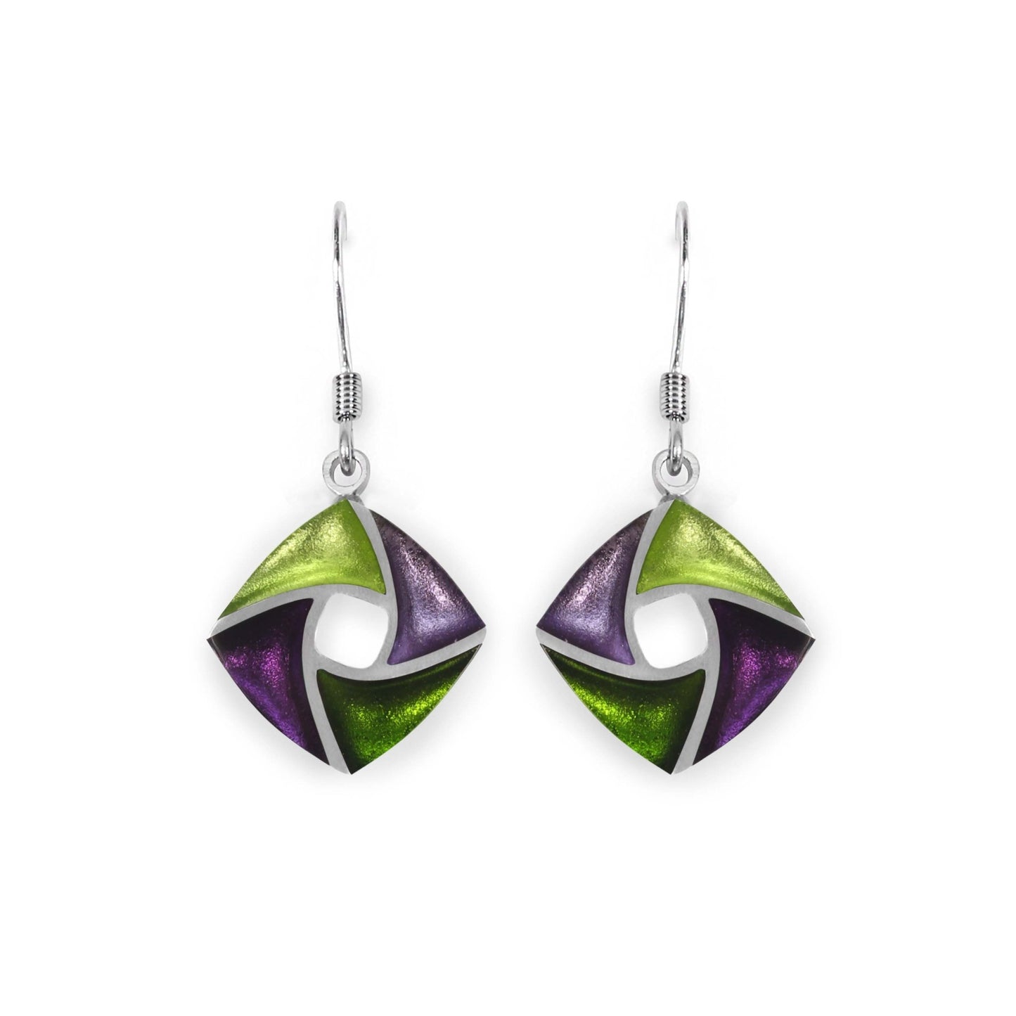 Nessie Kite Shiny Small Fish Hook Earrings | The Jewellery Stop