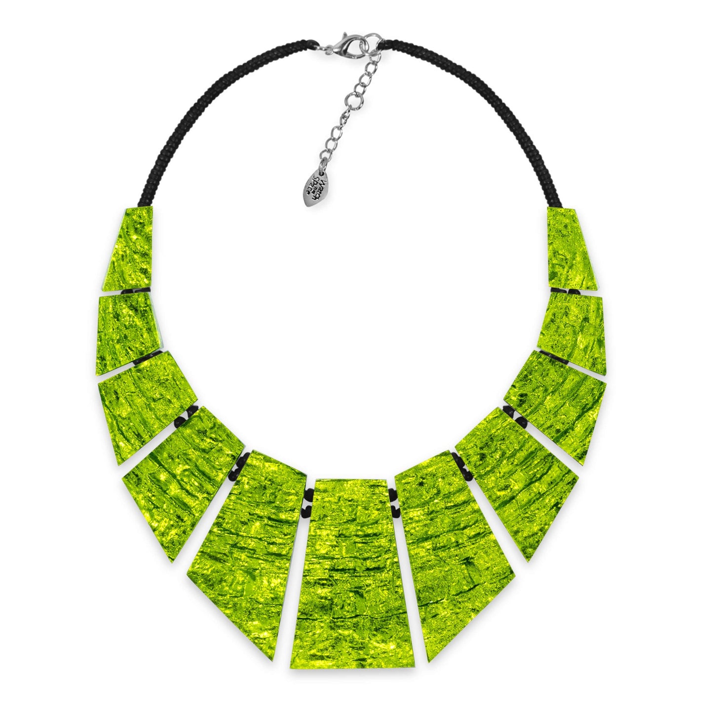 Lime Aztec Pharaoh Necklace | The Jewellery Stop