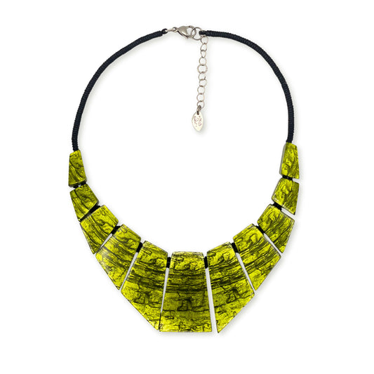 Pistachio Aztec Pharaoh Necklace