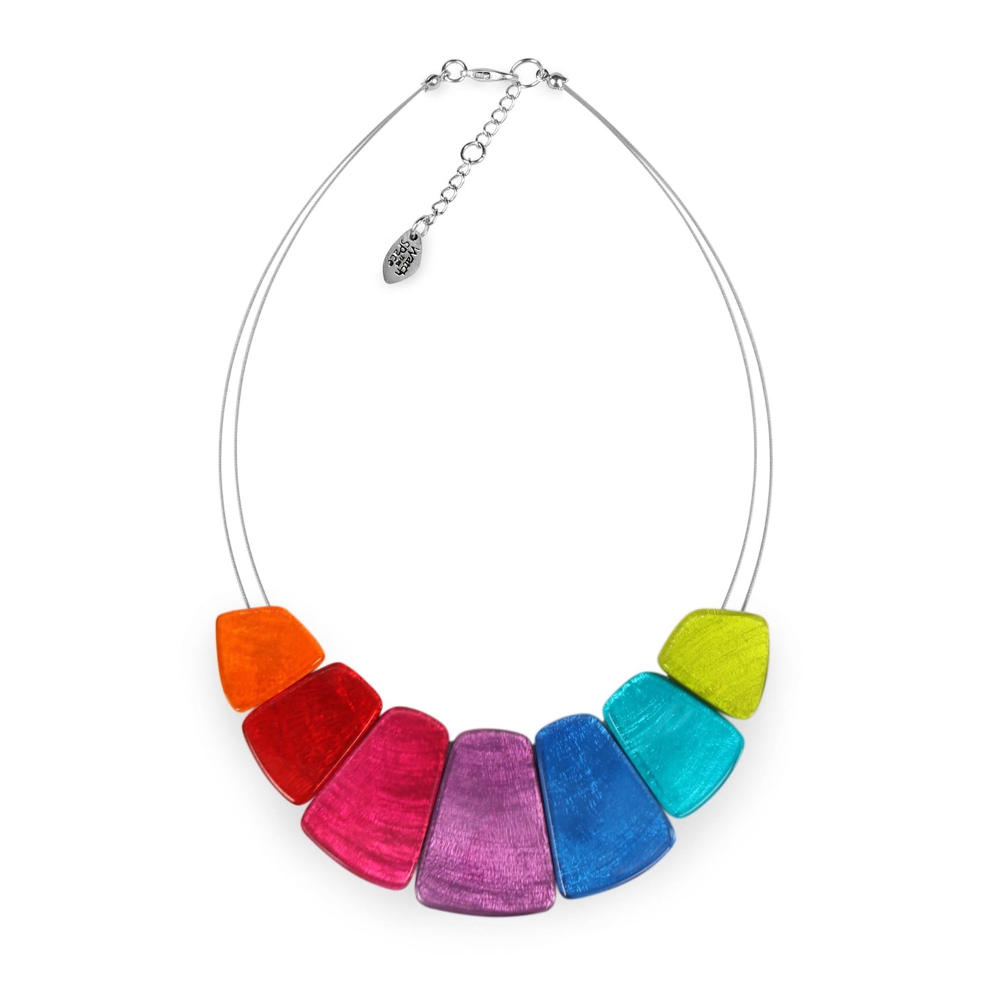 Rainbow Empress Shiny Necklace | The Jewellery Stop
