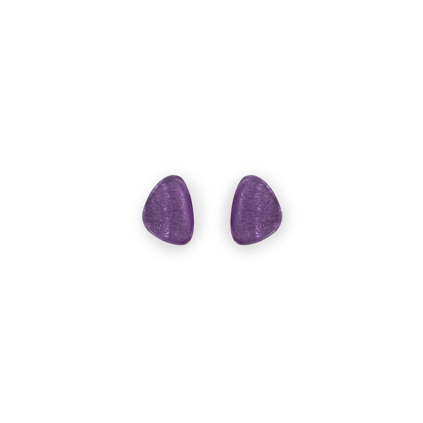 Nessie Triangle Eclectic Shiny Stud Earrings | The Jewellery Stop