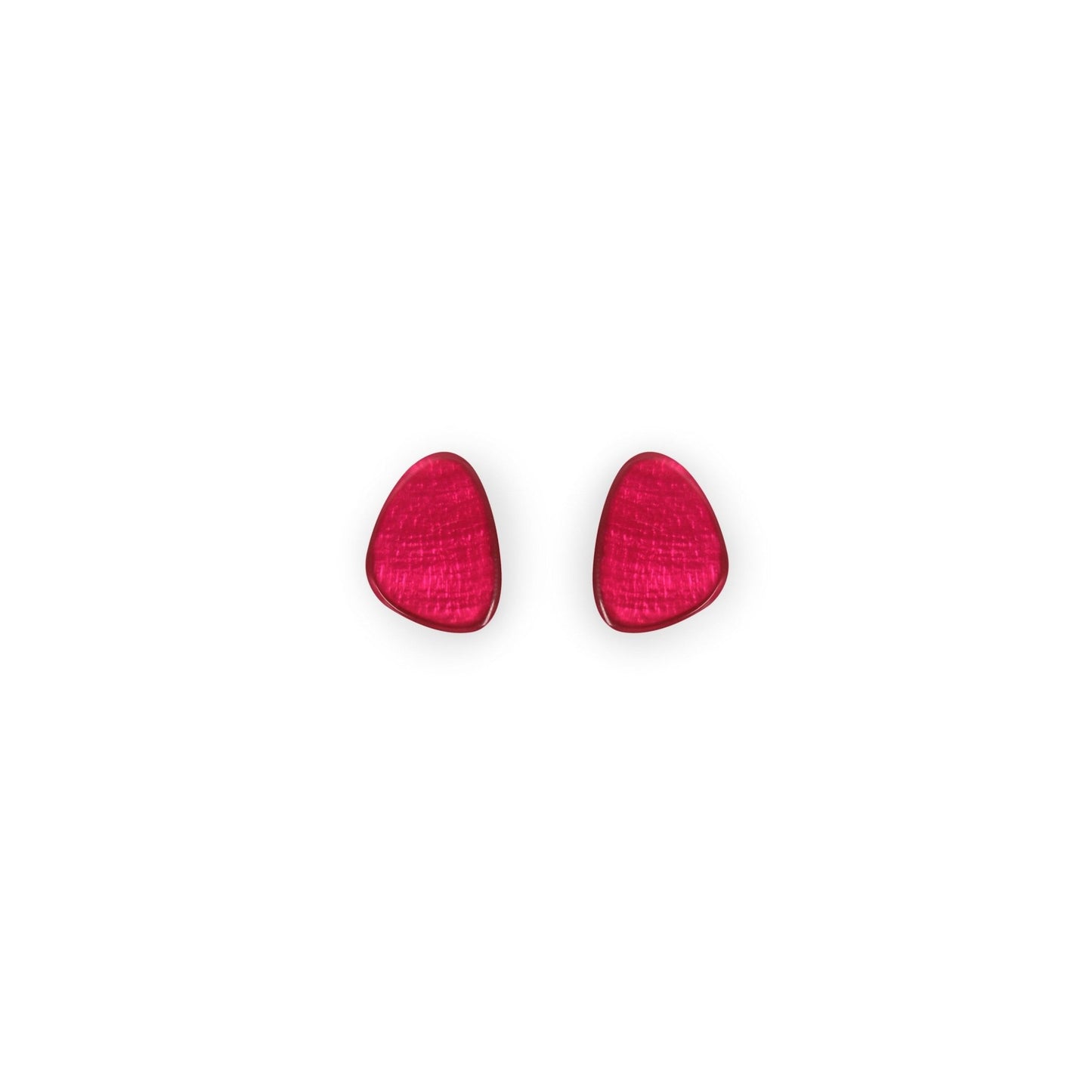 St Tropez Triangle Eclectic Shiny Stud Earrings | The Jewellery Stop