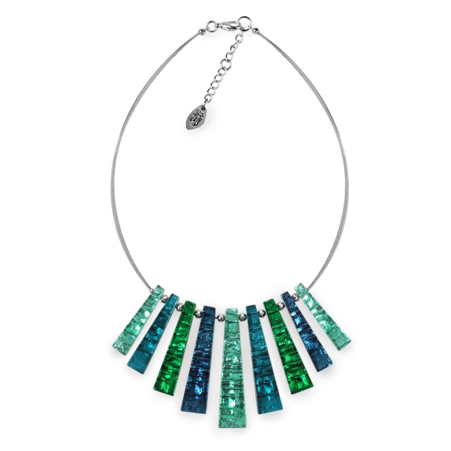 Verdigris Edna Shiny Necklace | The Jewellery Stop