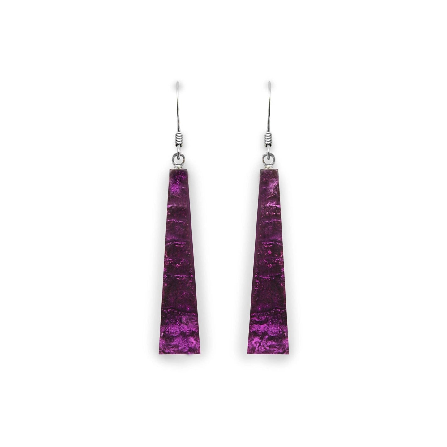 Rainbow Edna Shiny Fish Hook Earrings | The Jewellery Stop