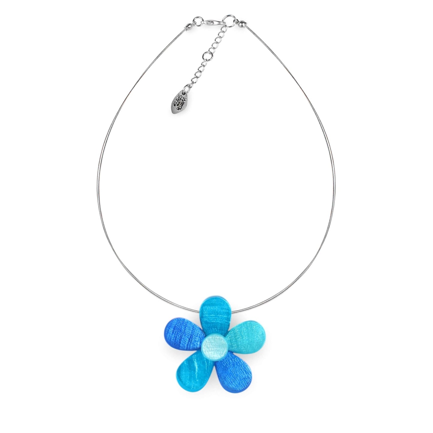 Turquoise Shell Flower Shiny Pendant | The Jewellery Stop