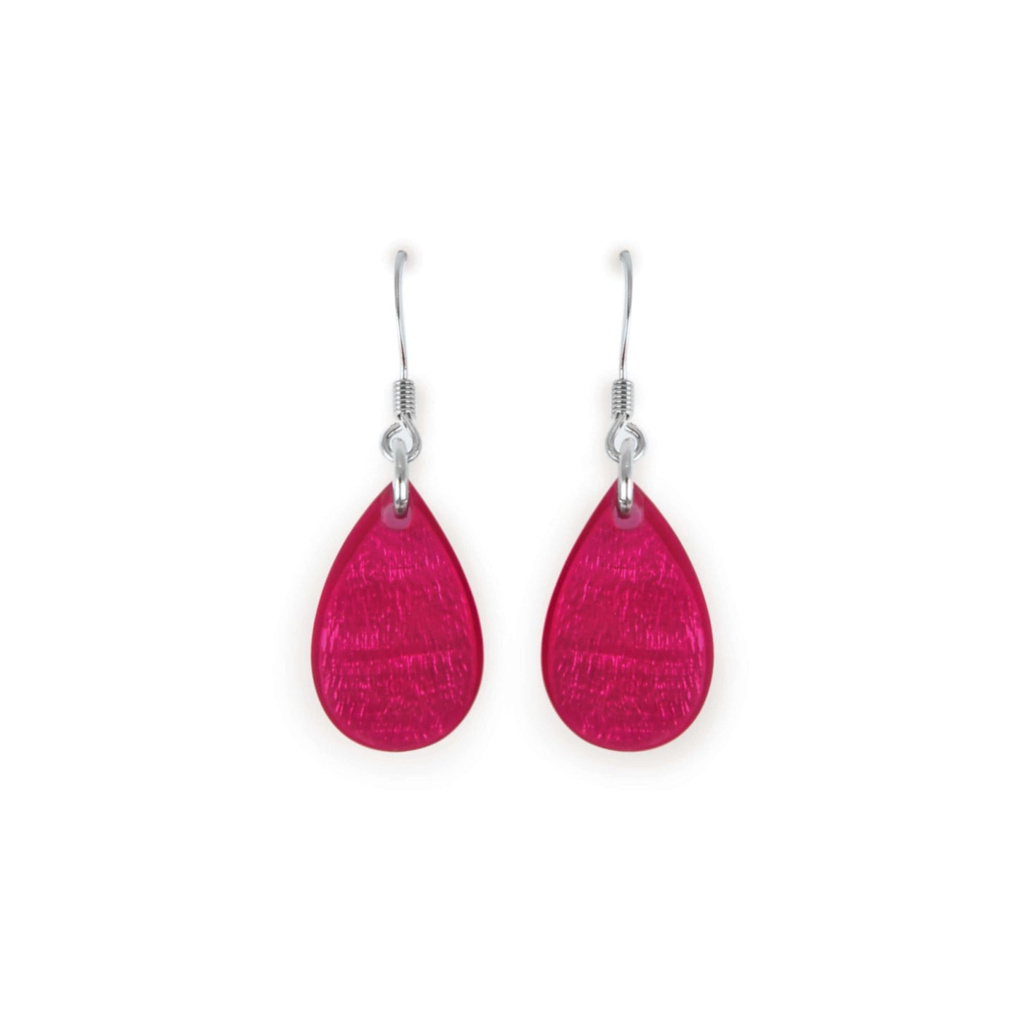 St Tropez Shell Flower Shiny Fish Hook Earrings | The Jewellery Stop