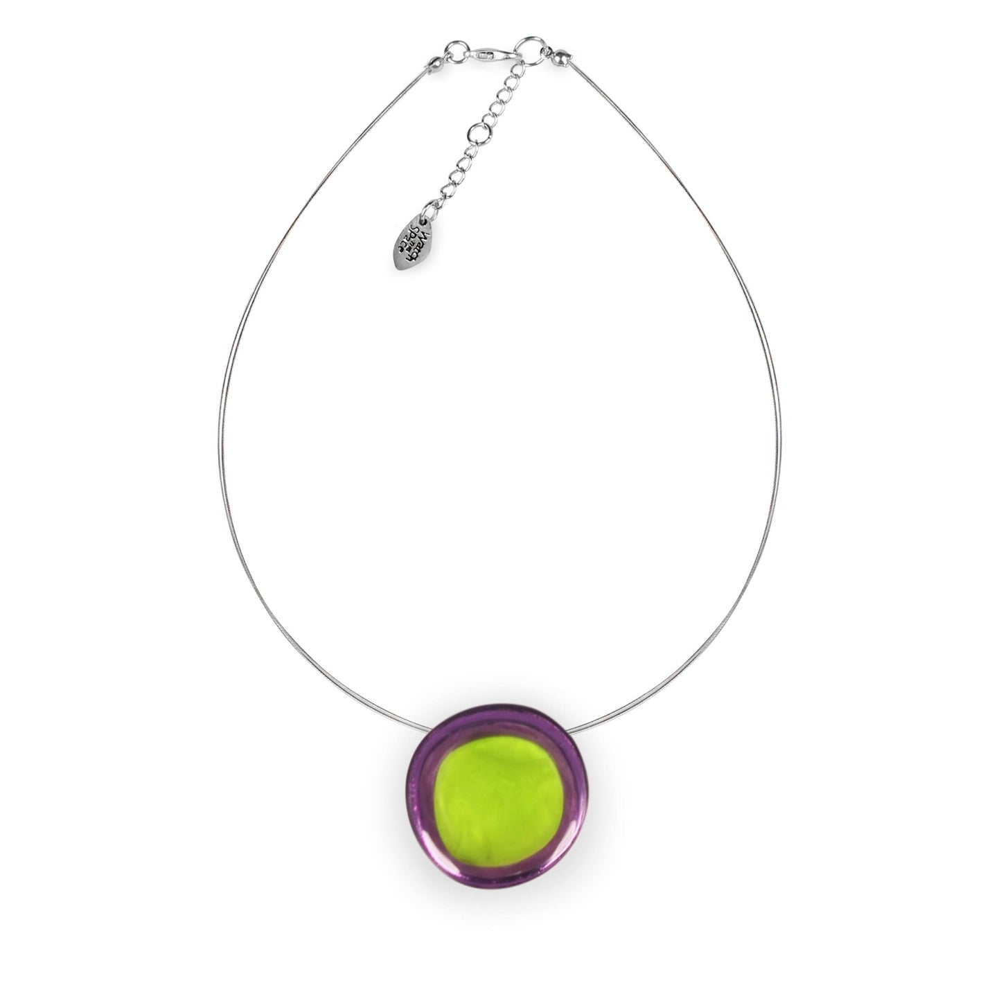 Nessie Resin Pebble Shiny Pendant | The Jewellery Stop