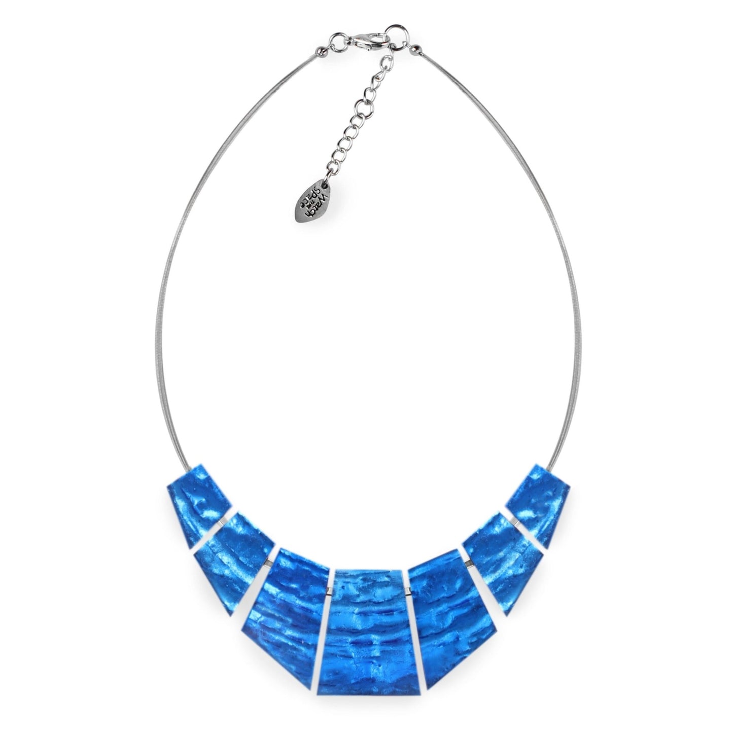 Azure Aztec Necklace on Wire | The Jewellery Stop